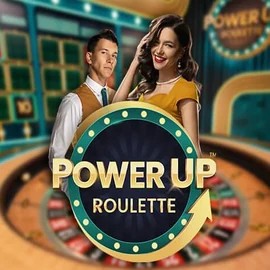 PowerUP Roulette slot logo by Pragmatic Play at Hypekasino Casino