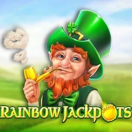 Rainbow Jackpots logo by Red Tiger Gaming Hypekasino Casino