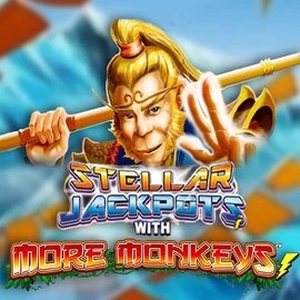 Play Stellar Jackpots with More Monkeys slot by Lightning Box Game on hypekasinocasino.com