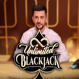 Unlimited Blackjack slot visual from Ezugi available on hypekasinocasino.com